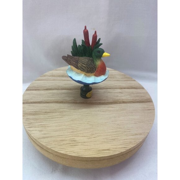 Polystone Mallard Duck Lamp Ornament 2 1/2in Tall NIB - Picture 1 of 8